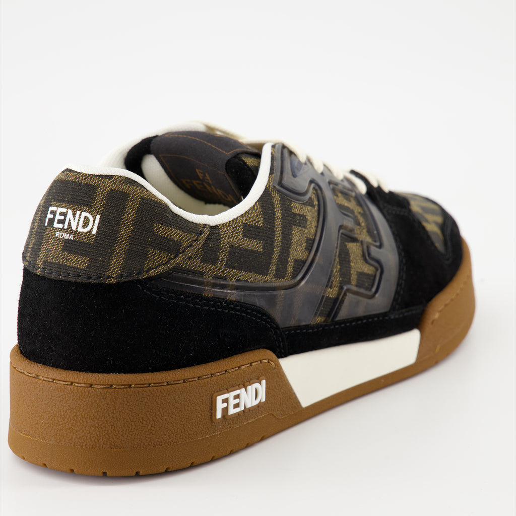 Sneaker Baskets Fendi Match Fendi Marrón Femme