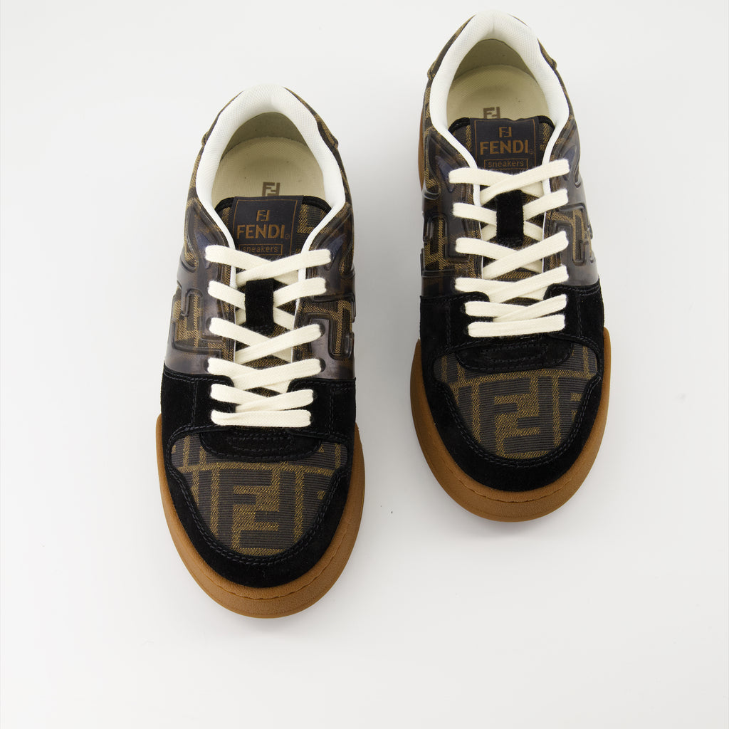 Sneaker Baskets Fendi Match Fendi Marrón Femme