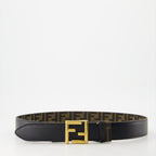Gürtel Ceinture FF réversible Fendi Schwarz Femme