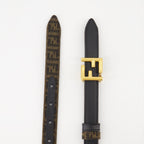 Ceintures Ceinture FF réversible Fendi Noir Femme