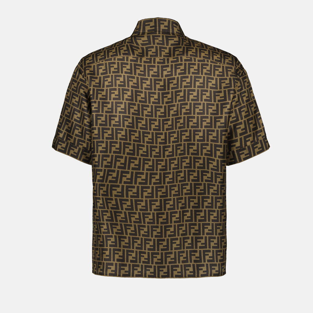 Chemises Chemise FF Fendi Marron Homme