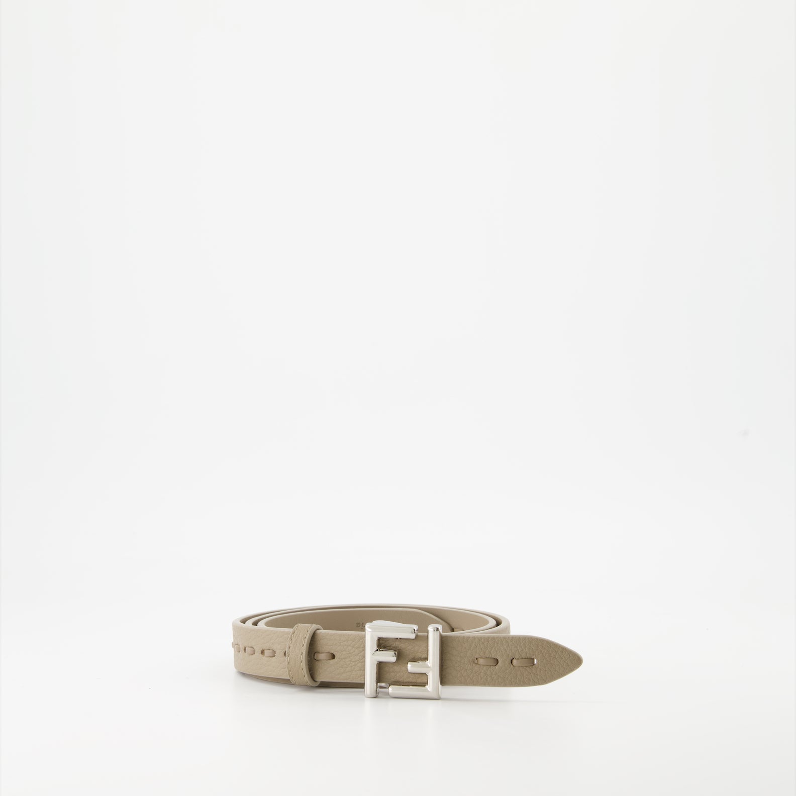 Ceintures Ceinture FF Fendi Beige Femme