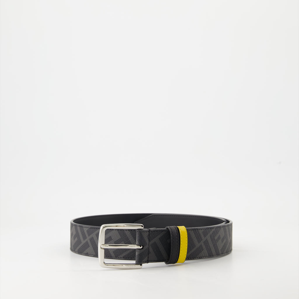 ベルト Ceinture FF Fendi 黒 Homme