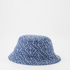 Chapeaux, casquettes et bonnets Bob FF en denim Fendi Bleu Femme