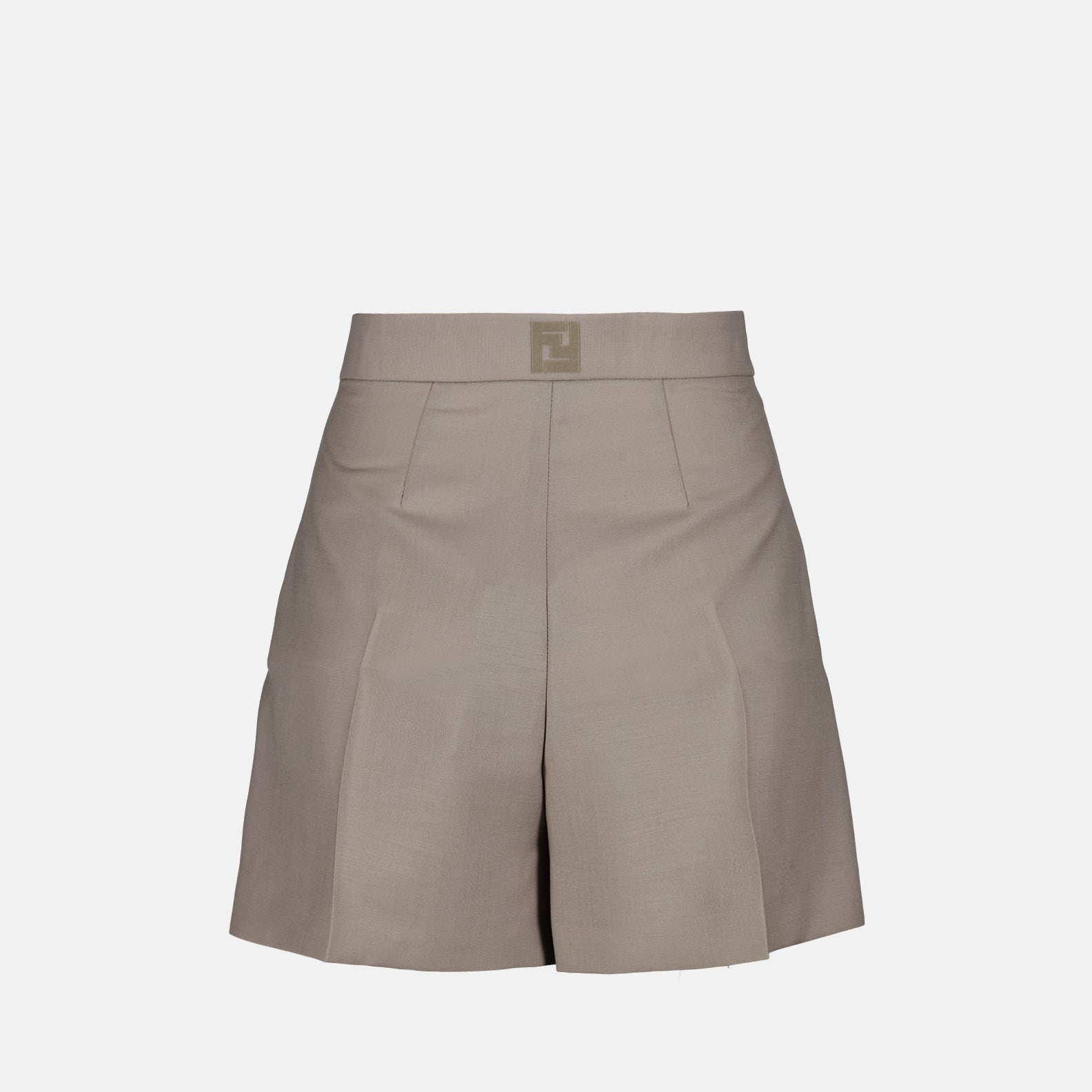 Shorts Short en mohair Fendi Gris Femme