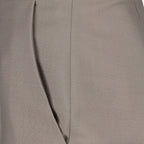 Shorts Short en mohair Fendi Gris Femme