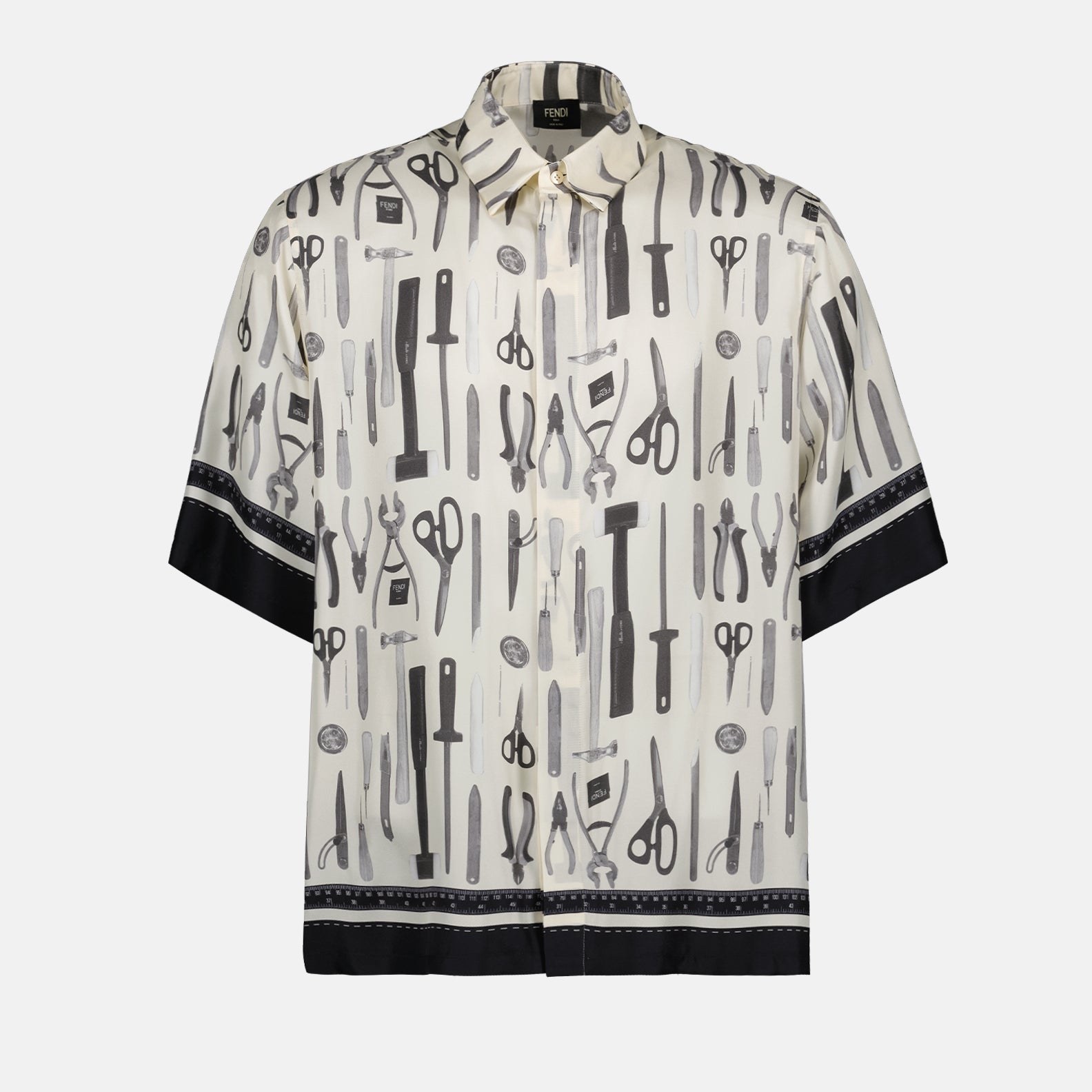 Shirts Printed shirt Fendi Gray Man