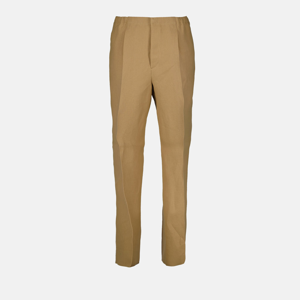 Pantaloni Pantaloni Dritti Fendi Marrone Homme