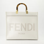 토트백 Sac cabas Sunshine Fendi 하얀색 Femme