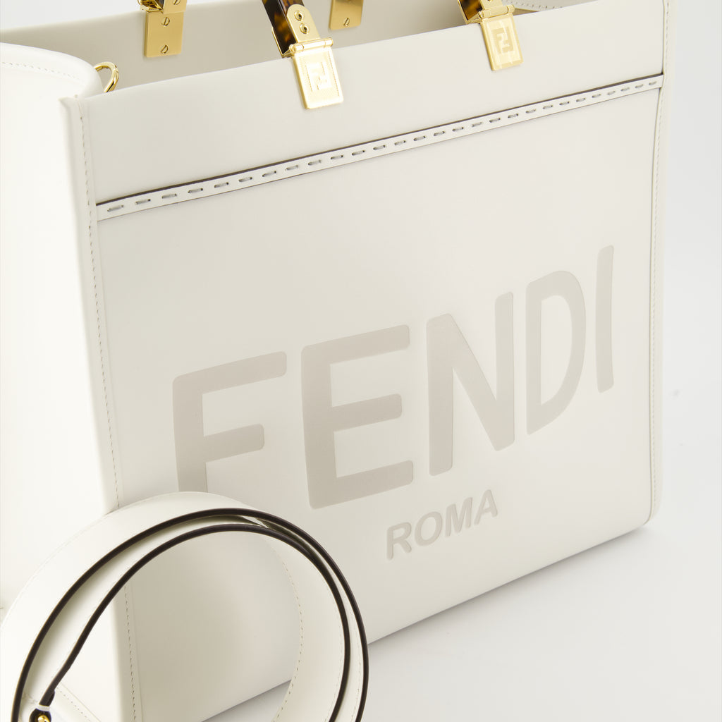 토트백 Sac cabas Sunshine Fendi 하얀색 Femme