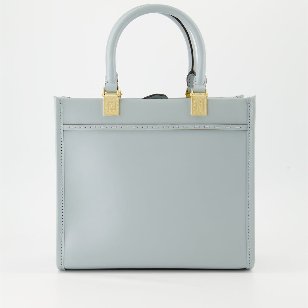 Tote bags Sac cabas Sunshine Fendi Blue Femme
