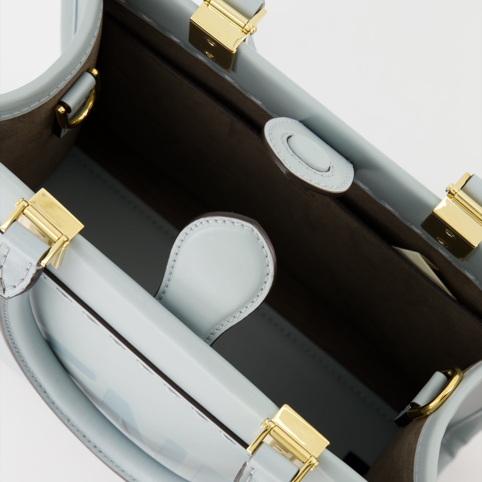 Tote bags Sac cabas Sunshine Fendi Blue Femme