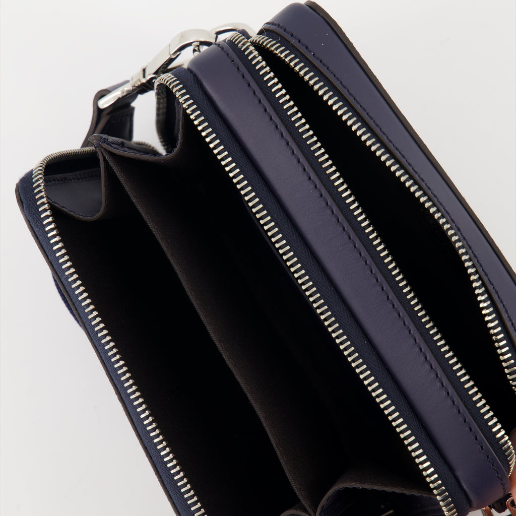 Borse a tracolla Sac bandoulière Organizer FF Fendi Blu scuro Homme