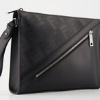 Pouches Pochette Fendi Shadow Diagonal Fendi Black Homme