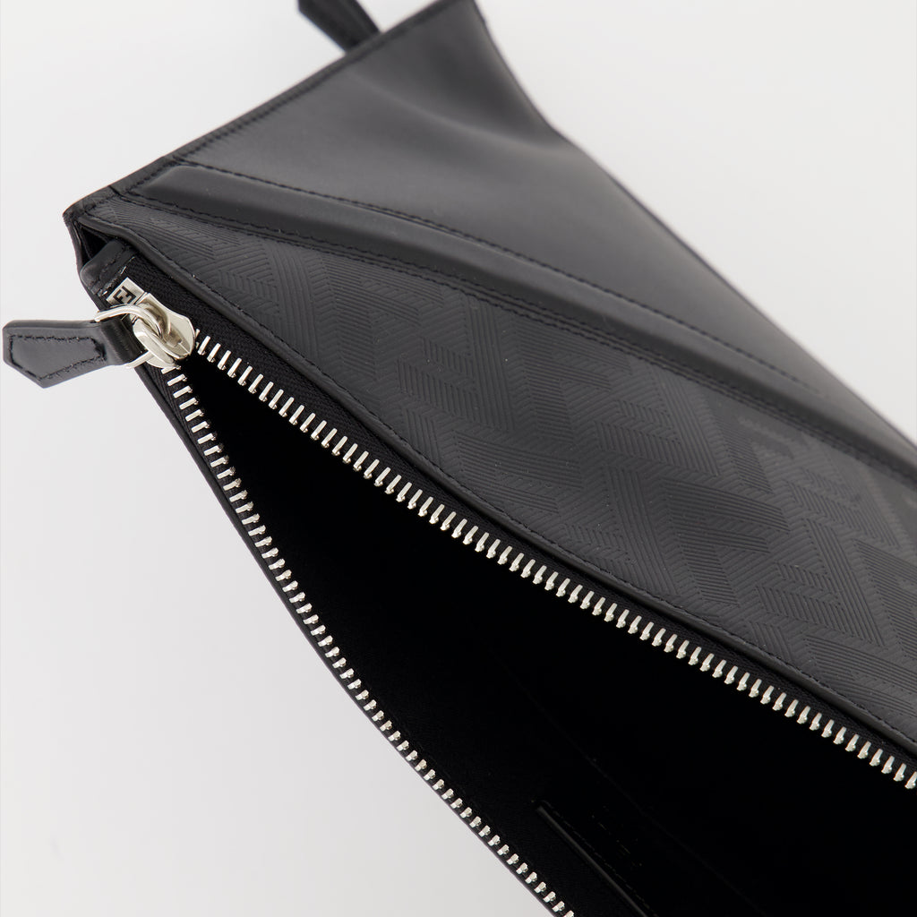 Pochettes Pochette Fendi Shadow Diagonal Fendi Noir Homme