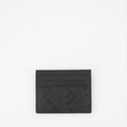 Petite maroquinerie Porte-cartes en cuir Fendi Shadow Fendi Noir Homme