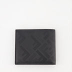 Small leather goods Portefeuille en cuir Fendi Shadow Fendi Black Homme