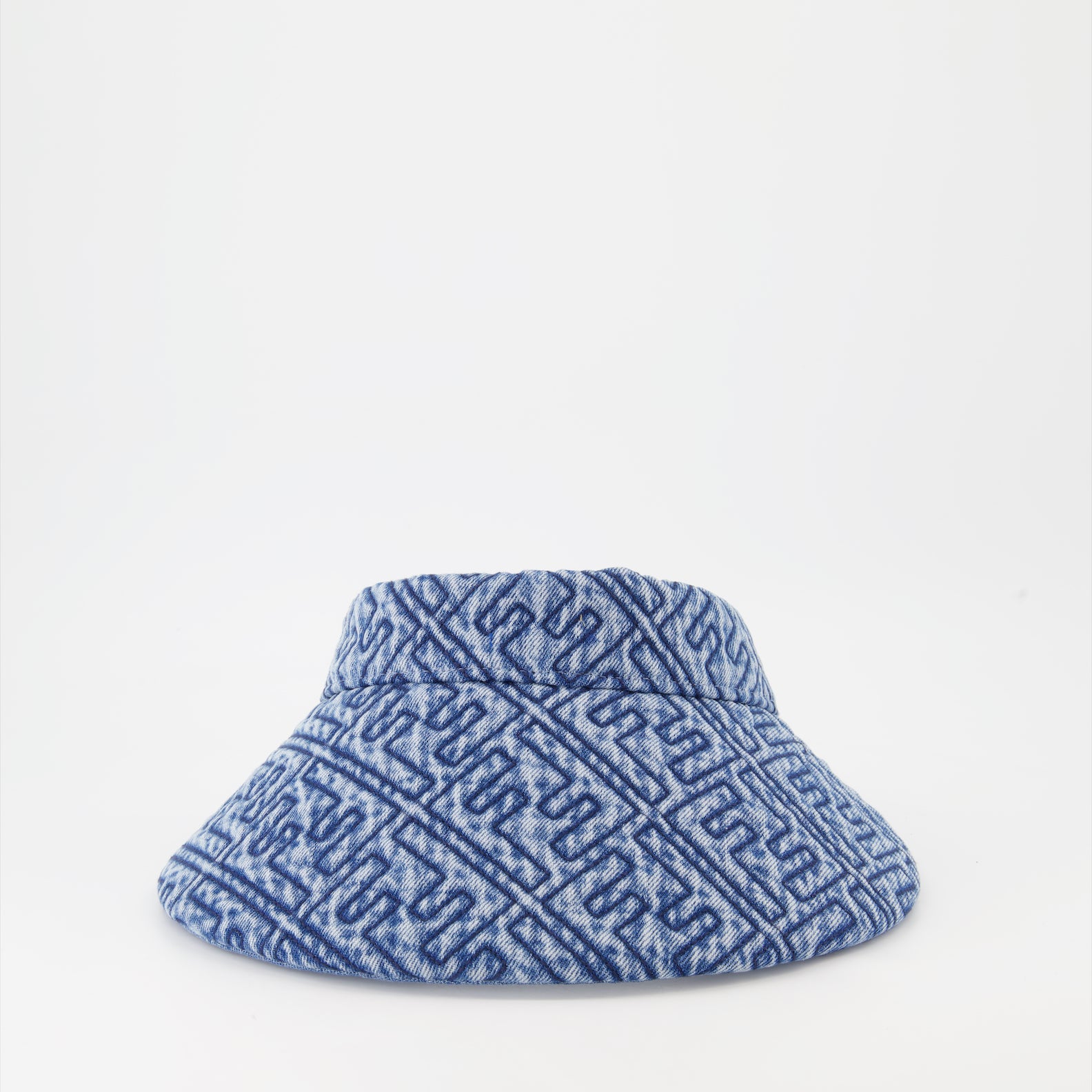 Chapeaux, casquettes et bonnets Visère FF en denim Fendi Bleu Femme