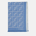 Sciarpe e guanti Châle FF Fendi Blu Femme