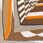 Schals und handschuhe Foulard en soie Fendi Braun Femme