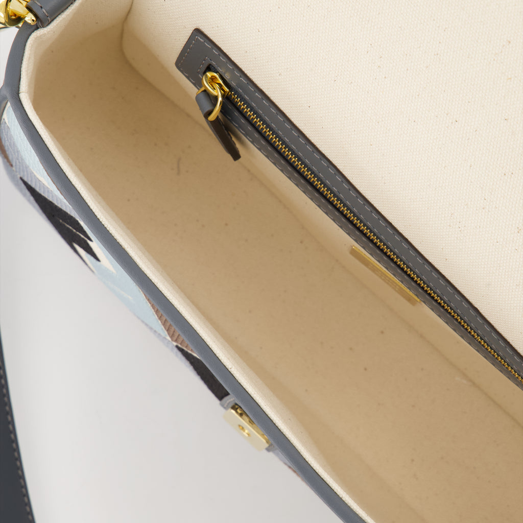 Handbags and shoulder bags Sac Baguette Fendi Blue Femme