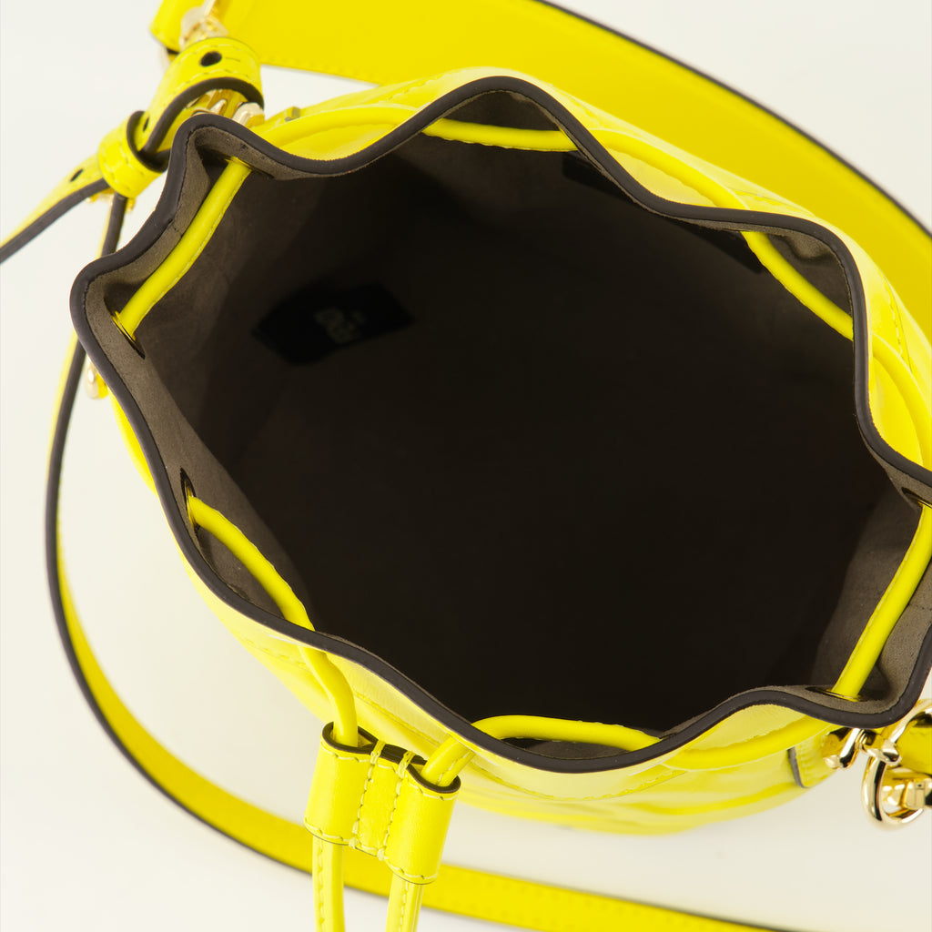 Borse secchiello Sac seau Mon Trésor Fendi Giallo Femme