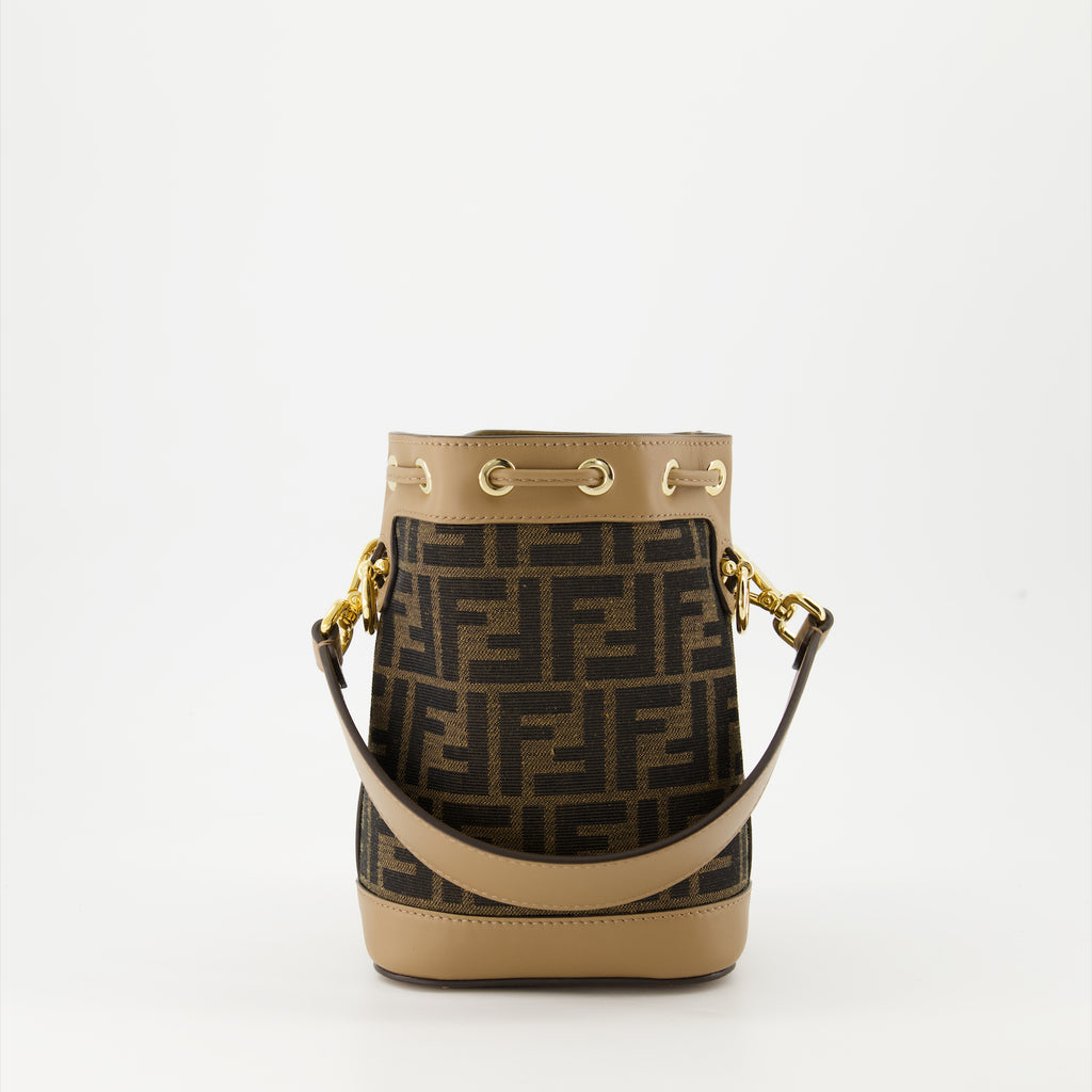 Bucket bags Sac seau Mon Trésor Fendi Brown Femme