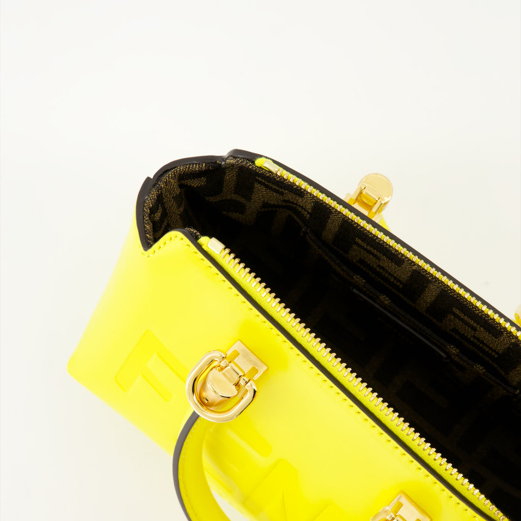 Crossbody bags Sac By The Way Fendi Yellow Femme