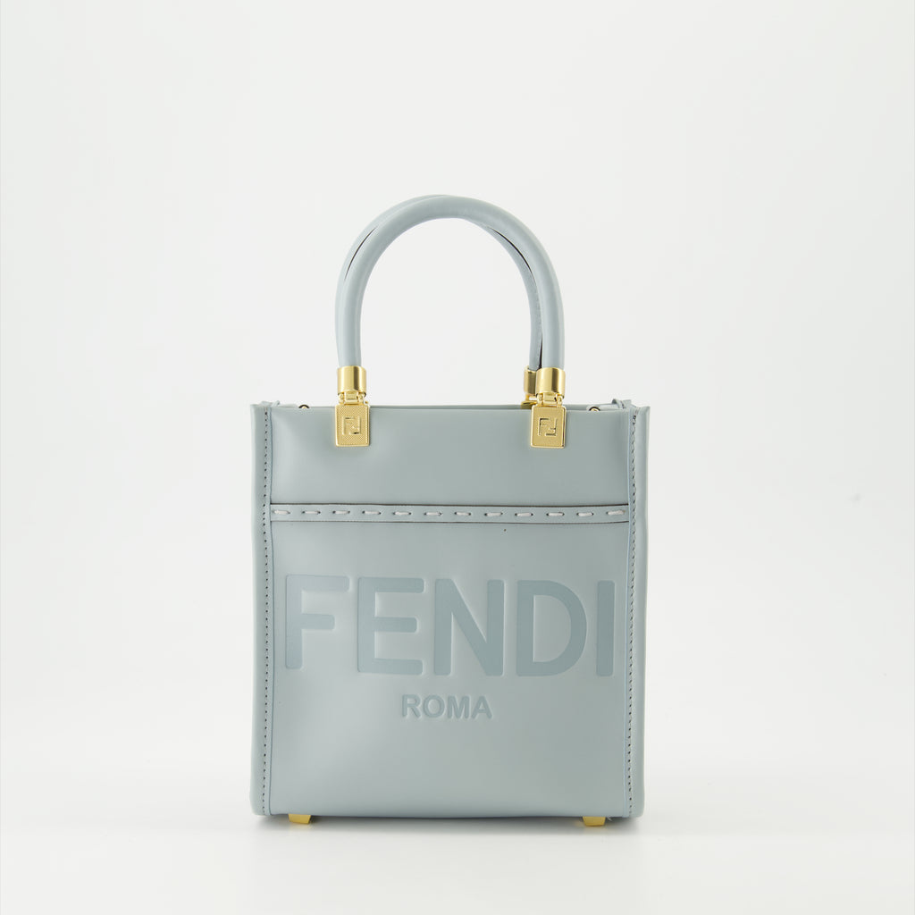 Borse a mano e a spalla Sac Sunshine Fendi Blu Femme