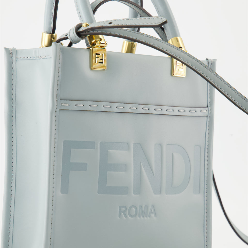 Borse a mano e a spalla Sac Sunshine Fendi Blu Femme
