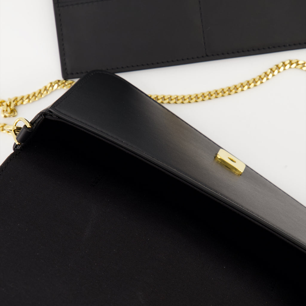 Crossbody bags Portefeuille à chaîne Fendigraphy Fendi Black Femme
