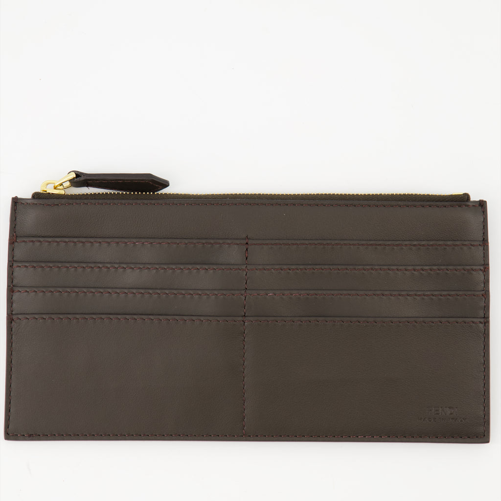 Bolsas transversais Portefeuille à chaîne Fendigraphy Fendi Marrom Femme