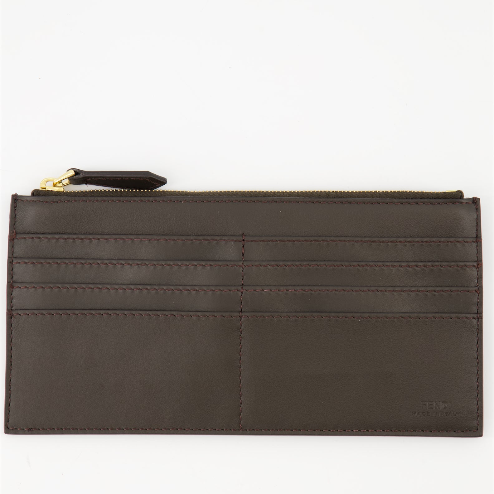 Crossbody bags Portefeuille à chaîne Fendigraphy Fendi Brown Femme