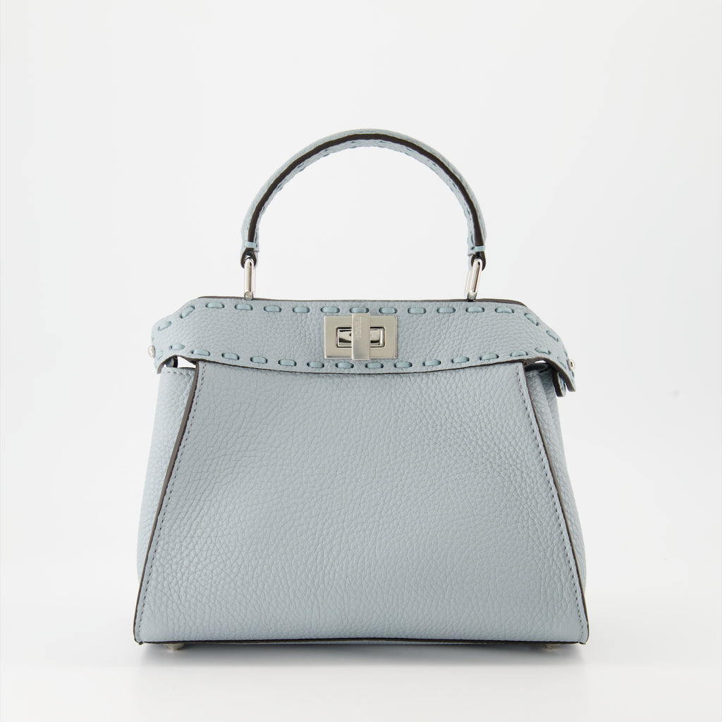 Bolsos de mano y al hombro Sac Peekaboo mini Fendi Azul Femme