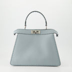 Handbags and shoulder bags Peekaboo ISeeU Bag Fendi Blue Femme