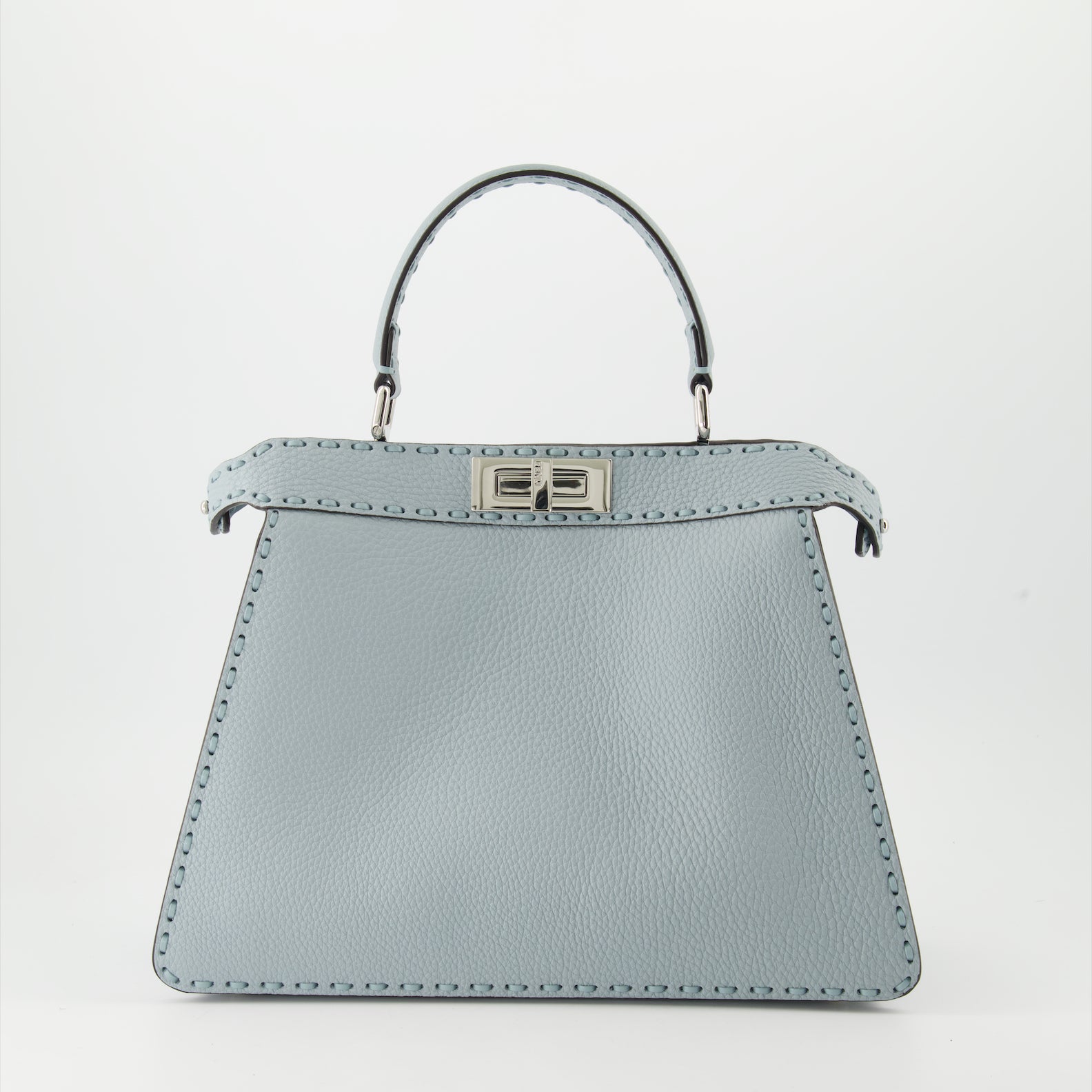 Handbags and shoulder bags Peekaboo ISeeU Bag Fendi Blue Femme