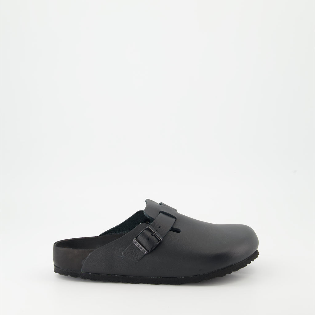 Open shoes Boston Mules Birkenstock Black Man