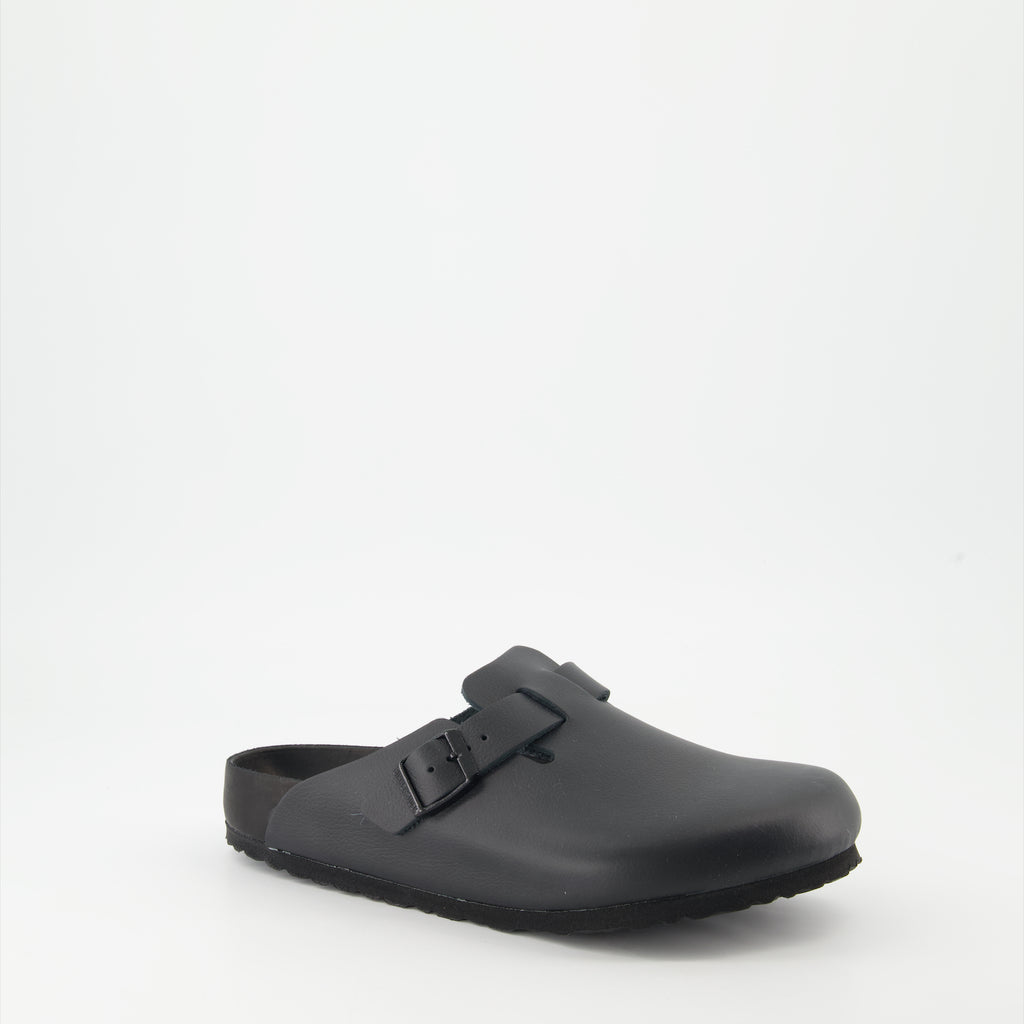 Open shoes Boston Mules Birkenstock Black Man
