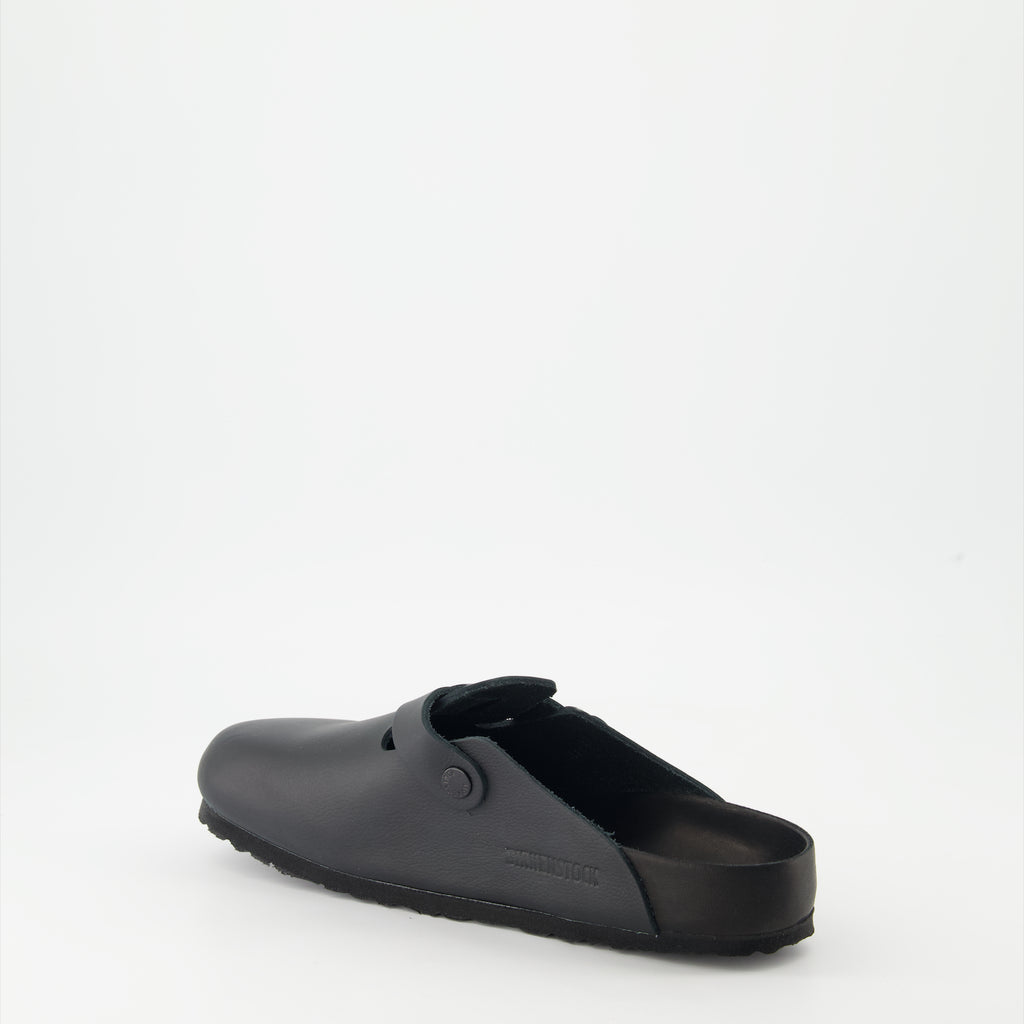 Open shoes Boston Mules Birkenstock Black Man