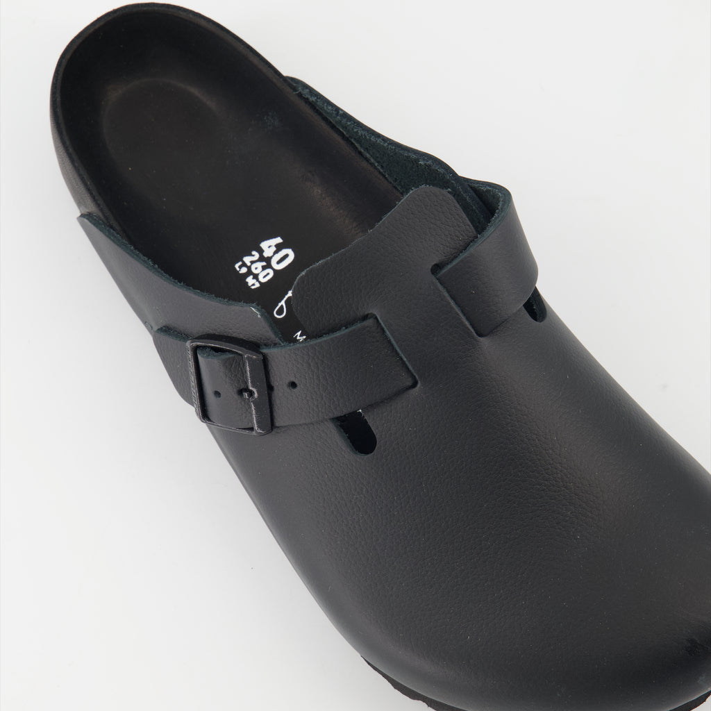Open shoes Boston Mules Birkenstock Black Man