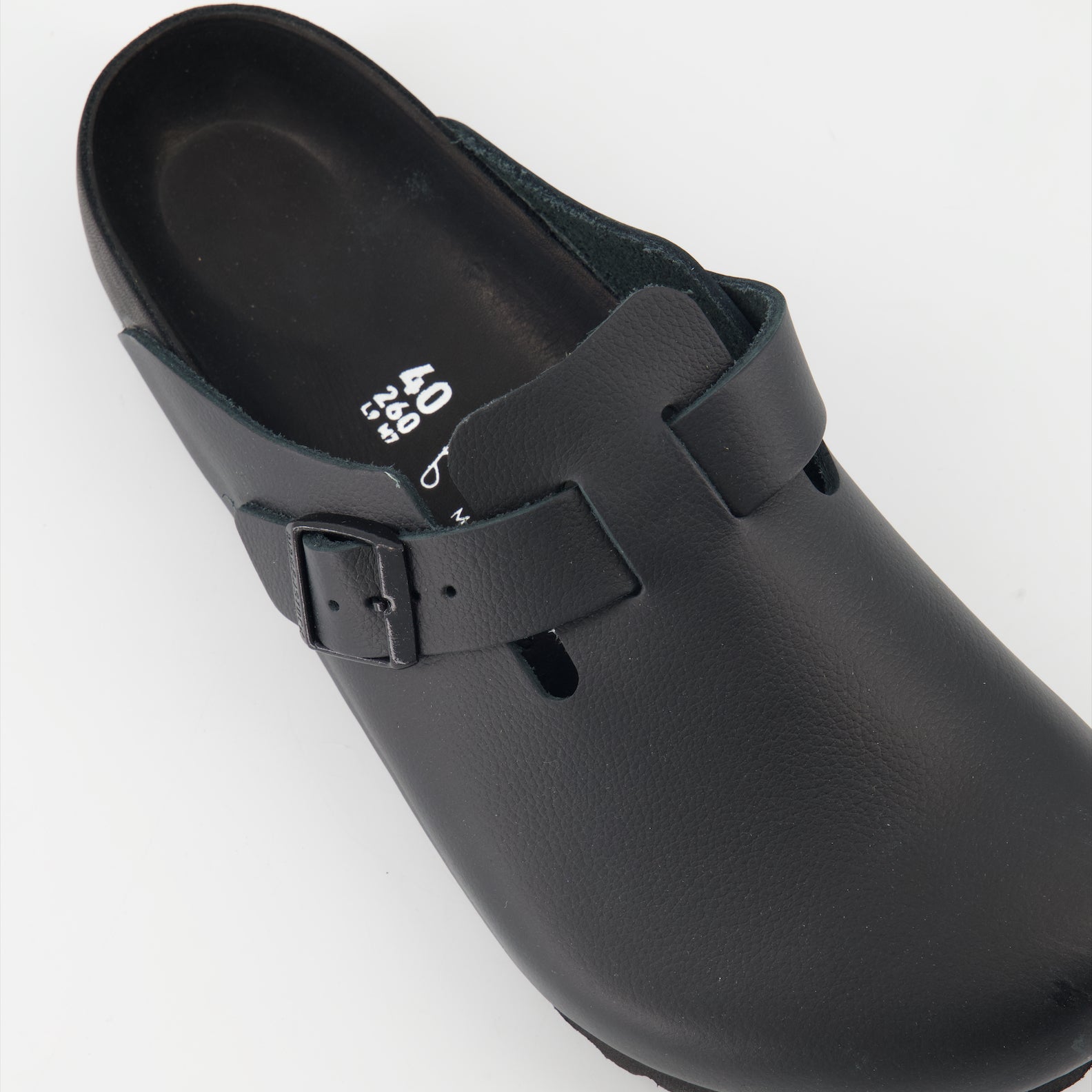 Chaussures ouvertes Mules Boston Birkenstock Noir Homme