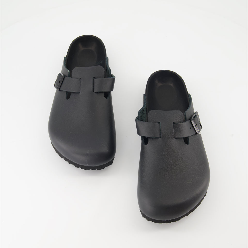 Open shoes Boston Mules Birkenstock Black Man