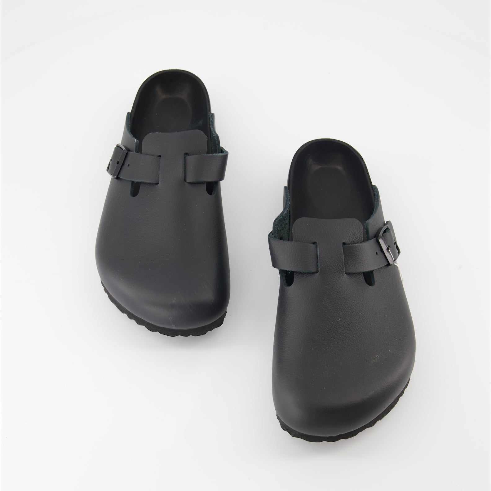 Chaussures ouvertes Mules Boston Birkenstock Noir Homme