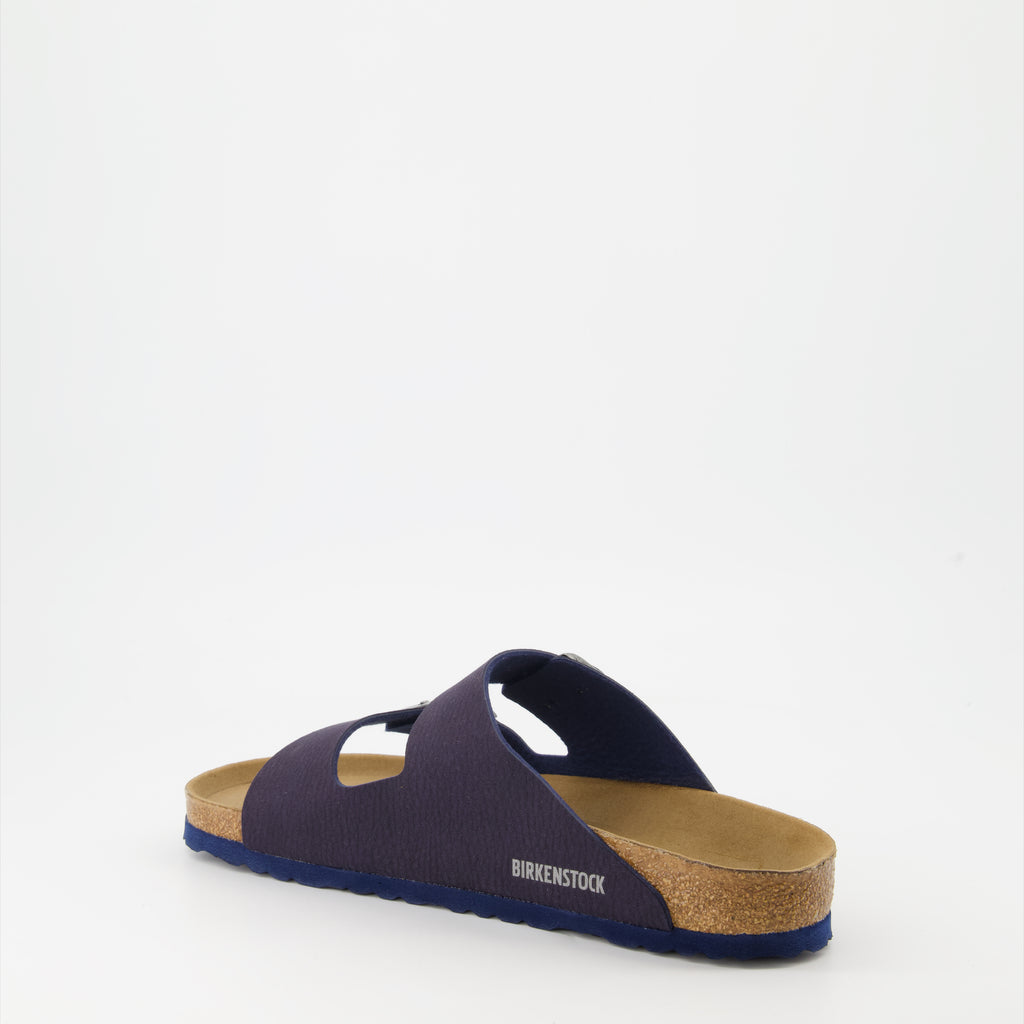 Open shoes Arizona Slippers Birkenstock Blue Man