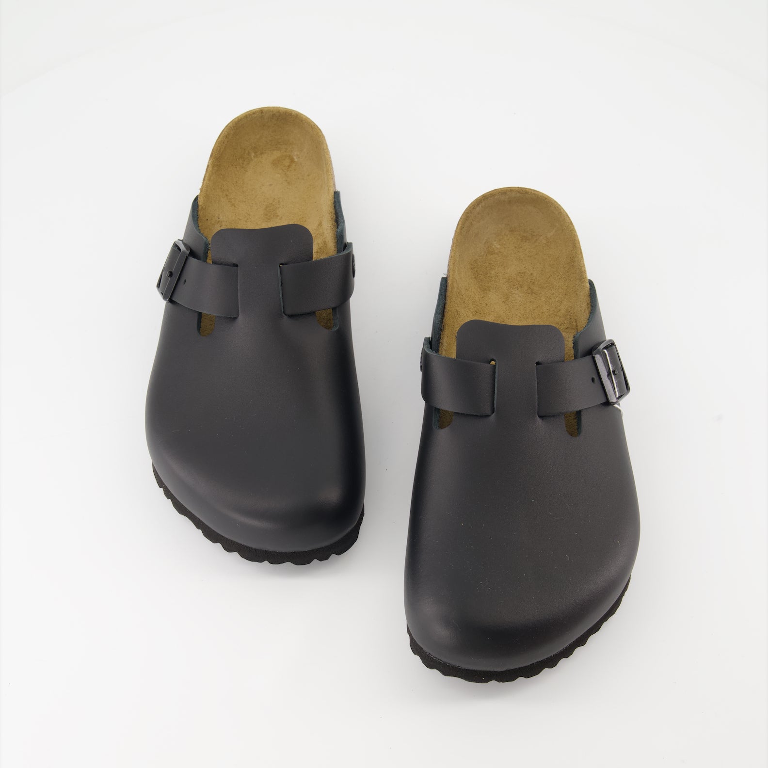 Chaussures ouvertes Mules Boston Birkenstock Noir Homme