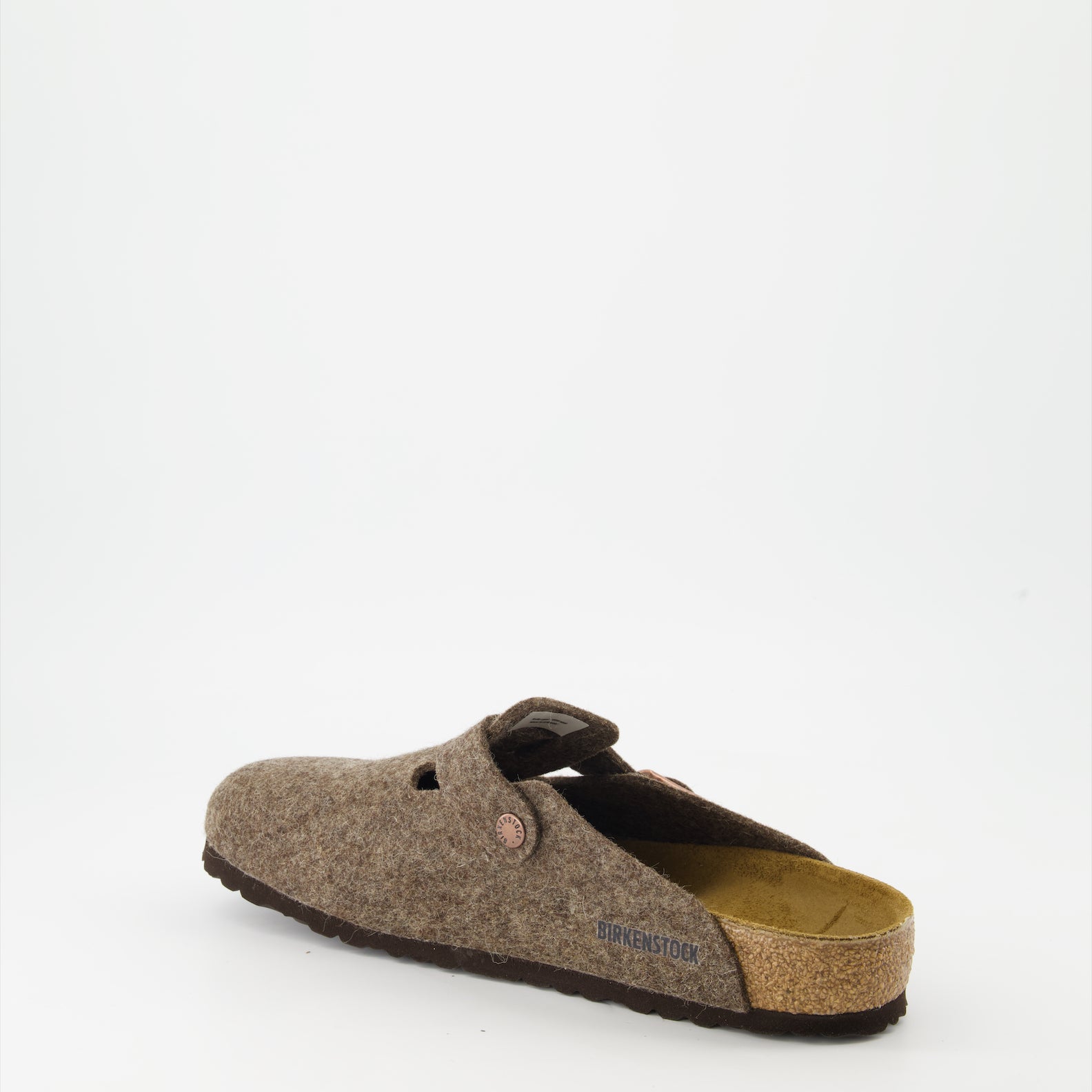 Sapatos abertos Mules Boston Birkenstock Marrom Homme
