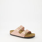 Offene schuhe Claquettes Arizona Birkenstock Rosa Femme