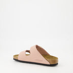 Offene schuhe Claquettes Arizona Birkenstock Rosa Femme