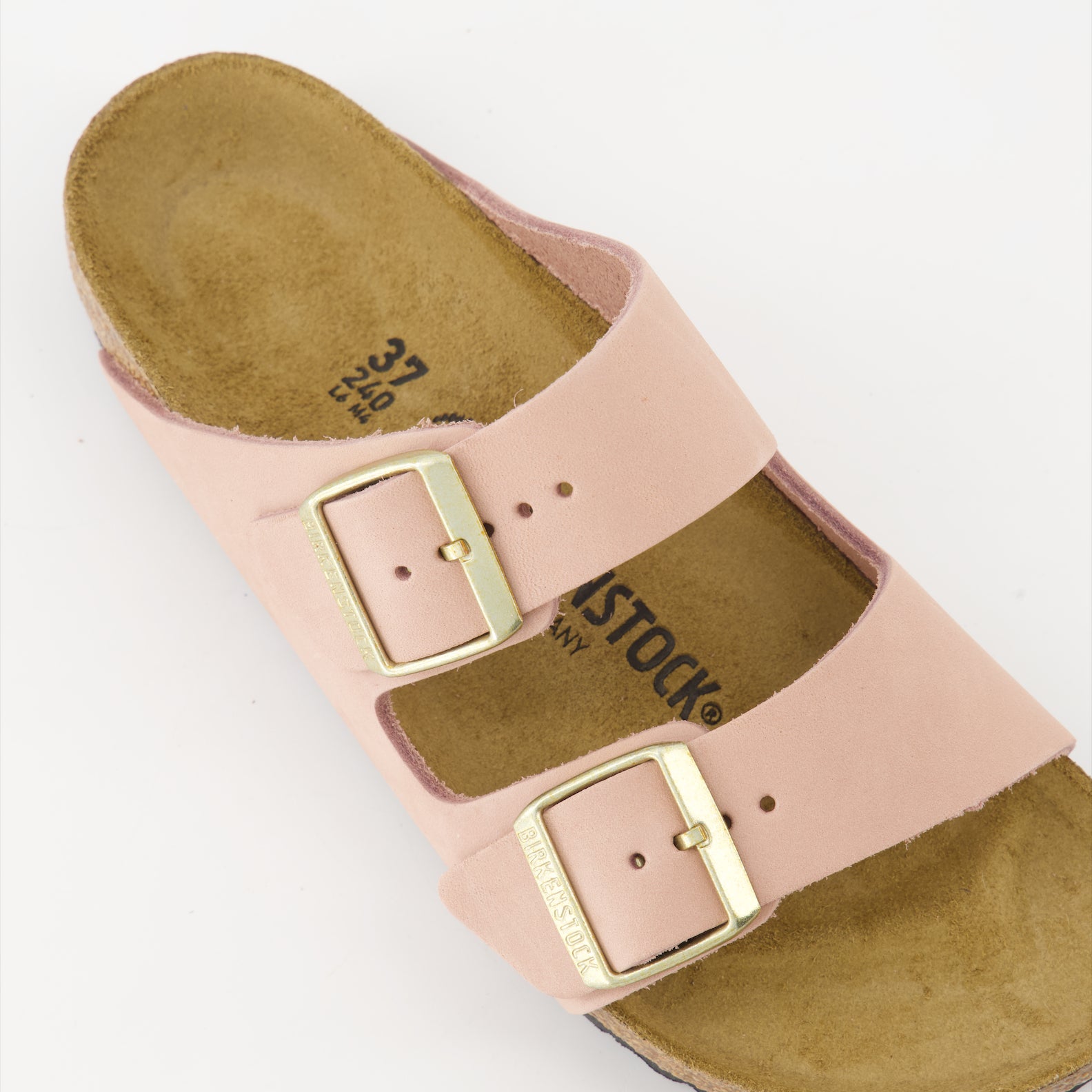 Offene schuhe Claquettes Arizona Birkenstock Rosa Femme