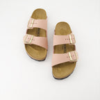 Offene schuhe Claquettes Arizona Birkenstock Rosa Femme